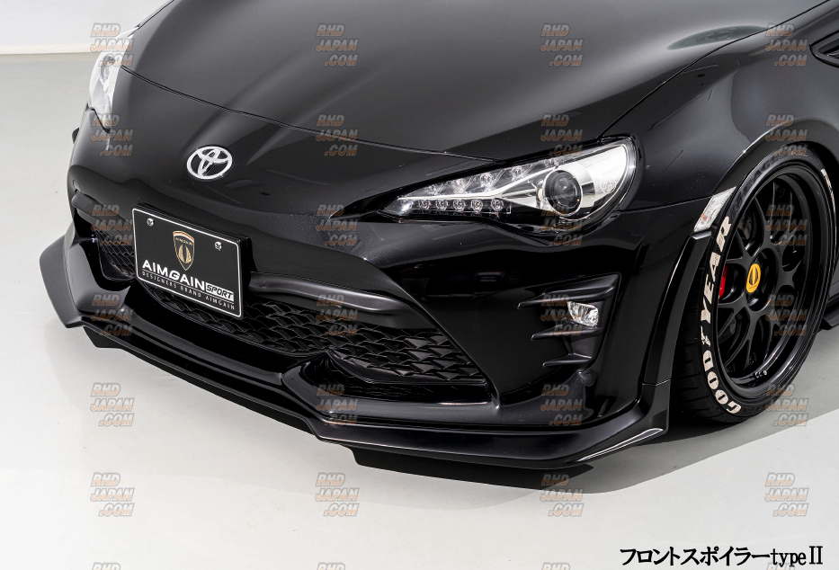 Aimgain Sport Front Lip Spoiler Type 2 FRP - 86 ZN6 Kouki - RHDJapan